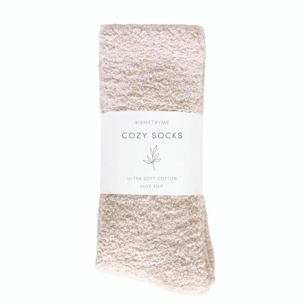 Beige Cozy Socks
